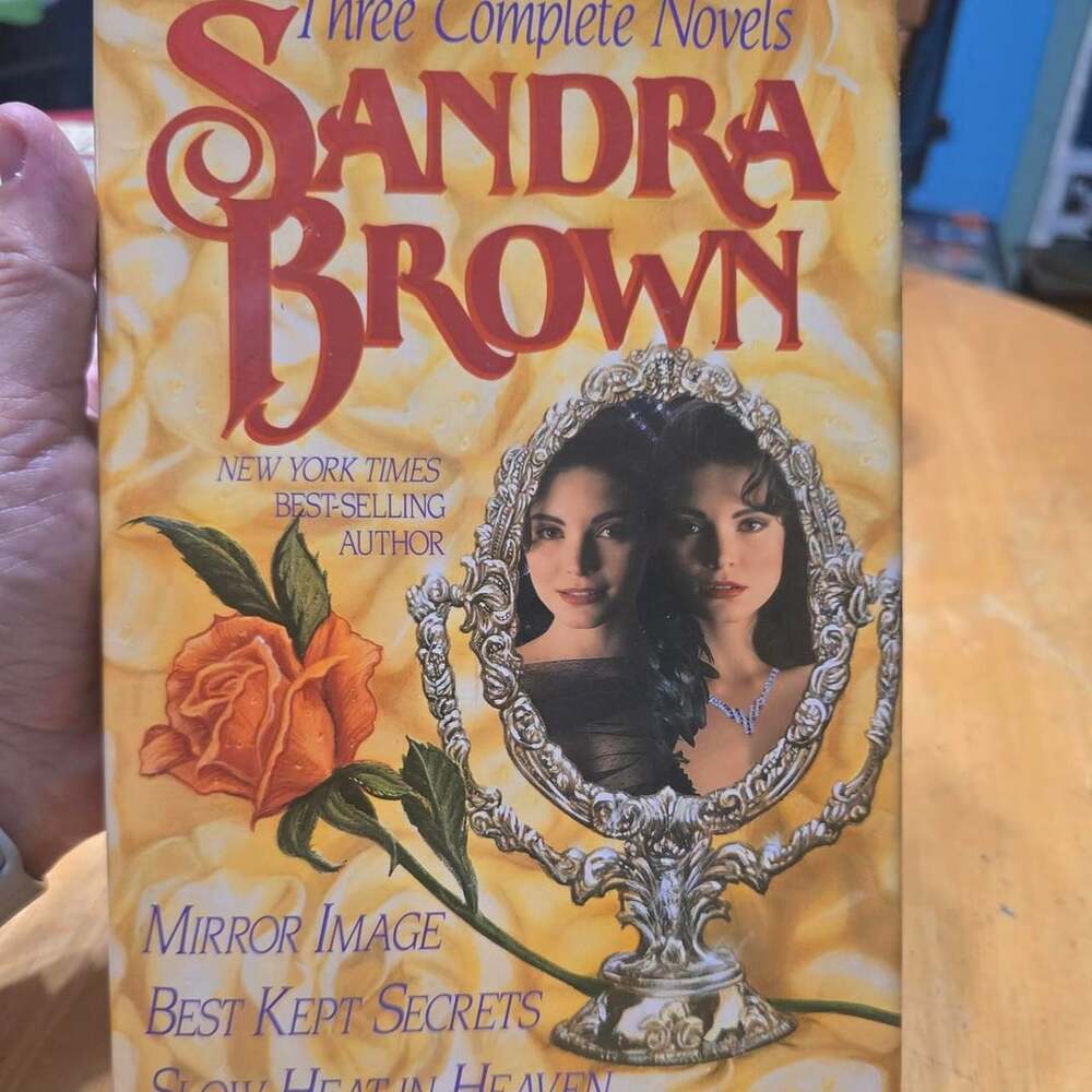 Sandra Brown Three Complete Novels Hardcover Book